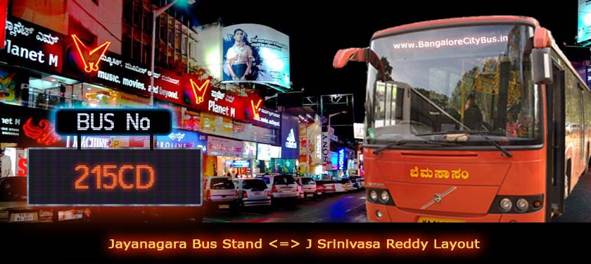 BMTC ‘215CD’ Bus Route & Timings