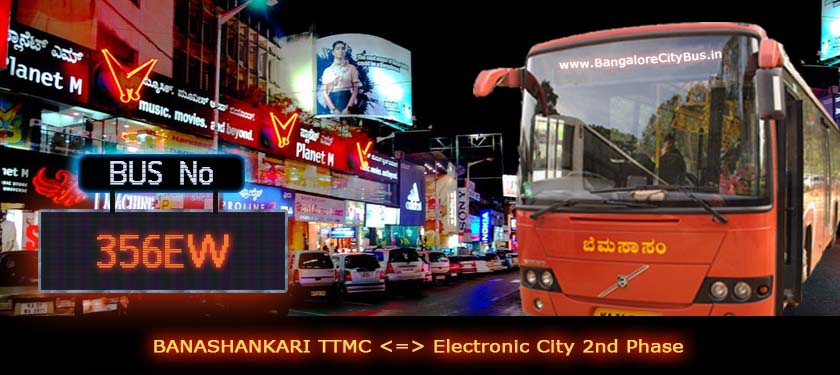 BMTC ‘356EW’ Bus Route & Timings