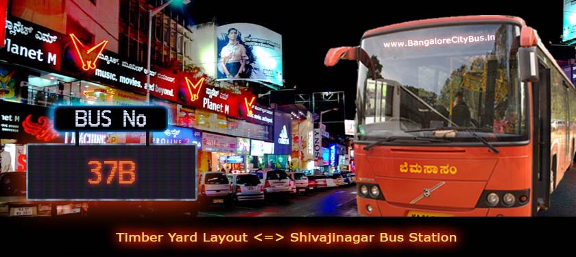 BMTC ’37B’ Bus Route & Timings